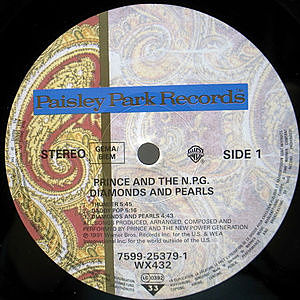 PRINCE'S TRUST COLLECTION Japanese Vinyl Record Obi *Promo