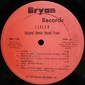BERNARD PURDIE / Lialeh (O.S.T.) (LP) / Bryan | WAXPEND RECORDS