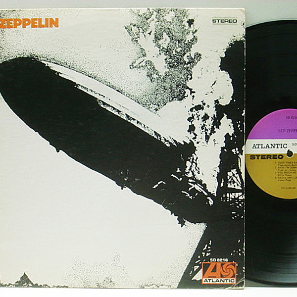 レコードメイン画像：《幻・入手難・DIFF MIX》Atcoタイプ 3色・紫茶ラベル USオリジナル LED ZEPPELIN I ('69 Atlantic) 1st | RCA Club ラフ・ミックス 収録！