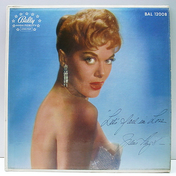 レコードメイン画像：美盤!音綺麗! MONO 深溝 USオリジナル JANIS PAIGE Let's Fall In Love ('56 Bally BAL 12008) 美人女優ジャニス・ペイジ 唯一のアルバム