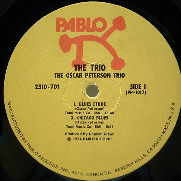 OSCAR PETERSON / The Trio (LP) / Pablo | WAXPEND RECORDS