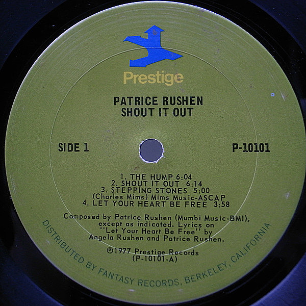 PATRICE RUSHEN / Shout It Out (LP) / Prestige | WAXPEND RECORDS