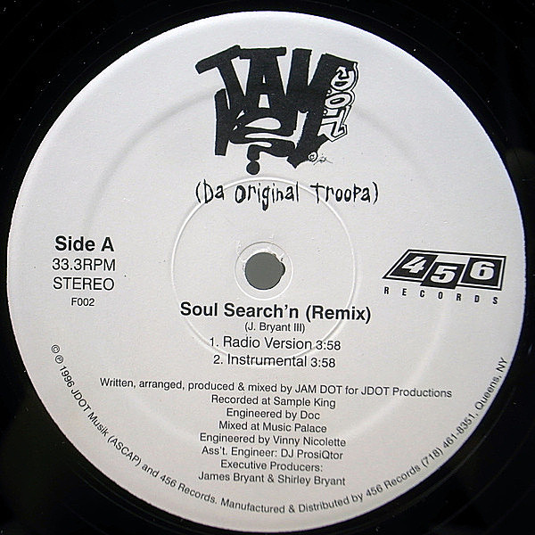 JAM D.O.T. / Soul Search'n (Remix) / Time (12) / 456