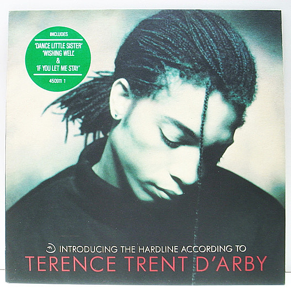 レコードメイン画像：美品!! UKオリジナル テクスチャー仕様 TERENCE TRENT D'ARBY Introducing The Hardline According To／1st ('87 CBS) Wishing Well T.T.D.