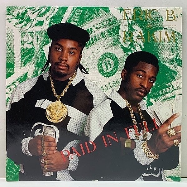 レコードメイン画像：レアな美品!! 1st YELLOW 米オリジナル ERIC B. & RAKIM Paid In Full／1st ('87 4th & Broadway) BOBBY BYRDネタ I Know You Got Soul