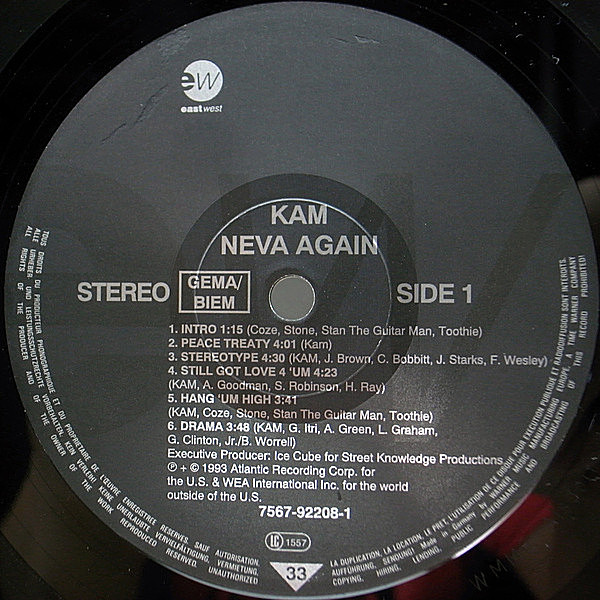 KAM / Neva Again (LP) / EastWest | WAXPEND RECORDS