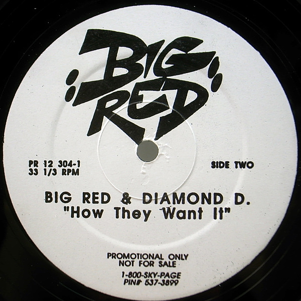 TRIPLE BLACK DIAMOND レコード Record BIG RED / DIAMOND D / Created A Monster (12) / Payday