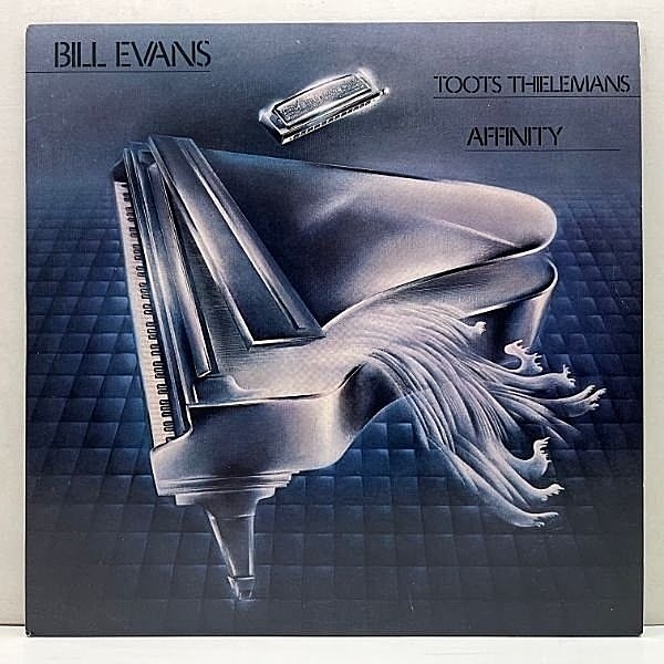 レコードメイン画像：希少 プロモ【Portrait付き】美品!! 初版ボーダー USオリジ BILL EVANS Affinity ('79 Warner) ビル・エヴァンス TOOTS THIELEMANSとの共演
