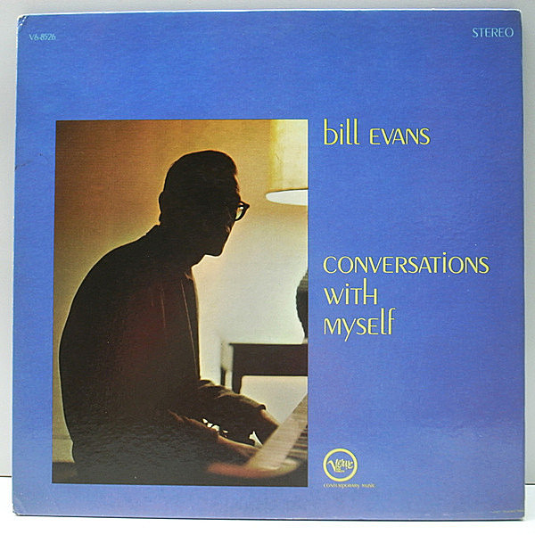 レコードメイン画像：良好品!! 黒銀Tラベル USオリジナル BILL EVANS Conversations With Myself ('63 Verve) ビル・エヴァンス 多重録音 名盤 LP