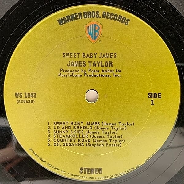 高音質 LP James Taylor Sweet Baby James Sweet Baby James: James Taylor: Amazon.ca: Music