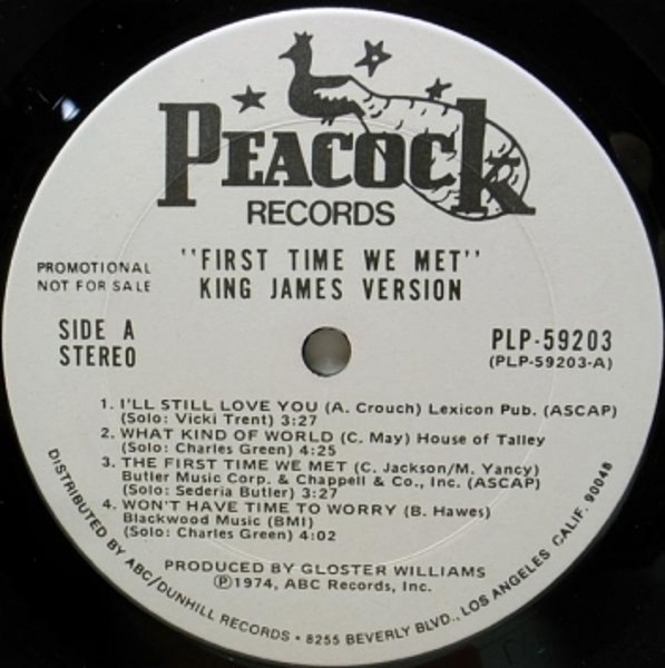 新品LP 日本盤再発 KING JAMES VERSION レコード