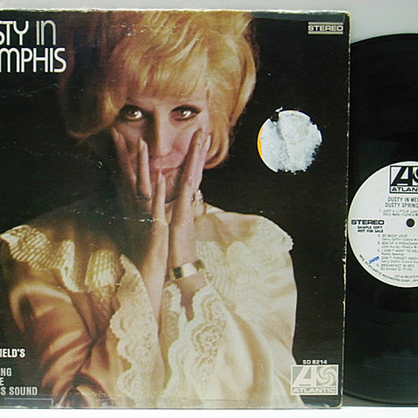 レコードメイン画像：激レア・白プロモ!! [RG刻印] USオリジナル DUSTY SPRINGFIELD Dusty In Memphis ('69 Atlantic SD 8214) White Promo Copy