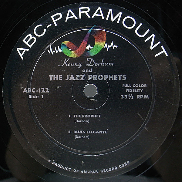 KENNY DORHAM / Kenny Dorham And The Jazz Prophets Vol. 1 (LP
