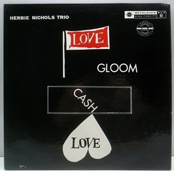 レコードメイン画像：美盤!! FLAT USオリジ MONO両溝 HERBIE NICHOLS Love Gloom 珍盤