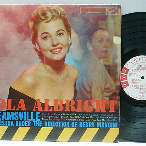 レコードメイン画像：美盤!! 白プロモ MONO 6eye 深溝 USオリジナル LOLA ALBRIGHT Dreamsville ('58 Columbia) 金髪美女 ローラ・アルブライト 名盤 Lp