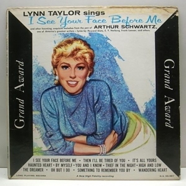 レコードメイン画像：入手難!! 美盤 USオリジ LYNN TAYLOR I See Your Face Before Me