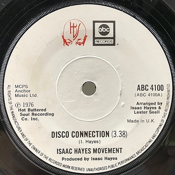 レコードメイン画像：【キラー・インスト】良盤!! 7インチ UKオリジナル ISAAC HAYES MOVEMENT Disco Connection / St. Thomas Square ('76 ABC) DISCO GROOVE