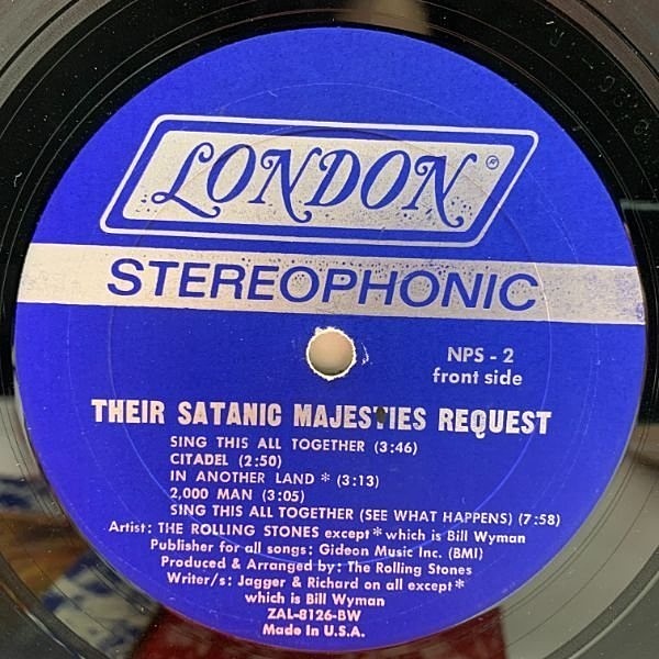ROLLING STONES / Their Satanic Majesties Request (LP) / London