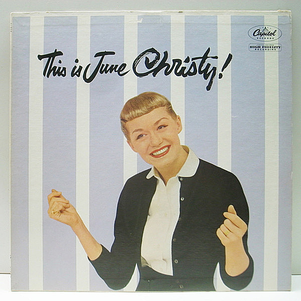 レコードメイン画像：良盤!! MONO 1stターコイズ USオリジナル JUNE CHRISTY This Is June Christy! ('58 Capitol) ジューン・クリスティ 名盤 モノラル LP