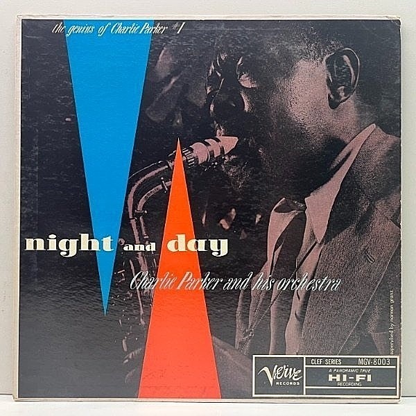 レコードメイン画像：十分概ね良好!! MONO 初期トランペッター 深溝 CHARLIE PARKER Night And Day (’57 Verve) チャーリー・パーカー50年代の貴重なセッション