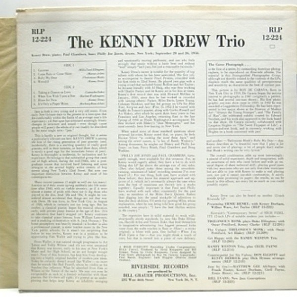KENNY DREW TRIO / S.T. (LP) / RIVERSIDE | WAXPEND RECORDS