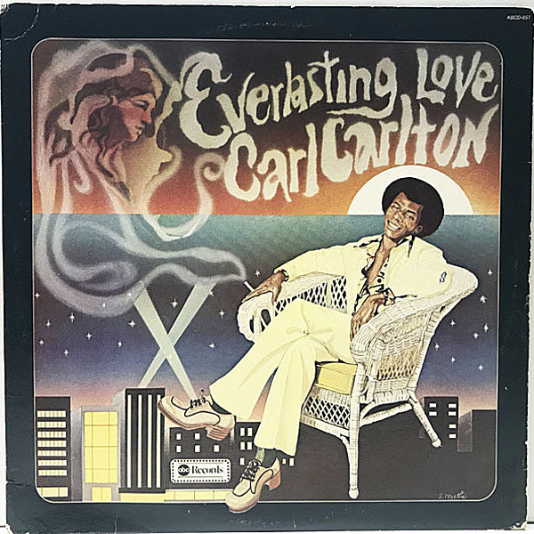レコードメイン画像：【RUFUSカヴァー／Smokin' Room】良品 USオリジナル CARL CARLTON Everlasting Love ('74 ABC) Our Day Will Come カール・カールトン LP