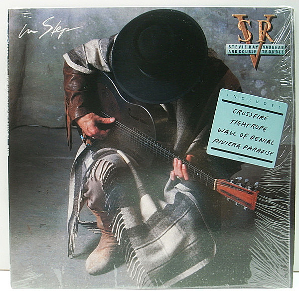 レコードメイン画像：稀少 '89年アナログ 1Aマト 美品 USオリジナル STEVIE RAY VAUGHAN In Step (Epic OE 45024) BERNIE GRUNDMAN マスタリング