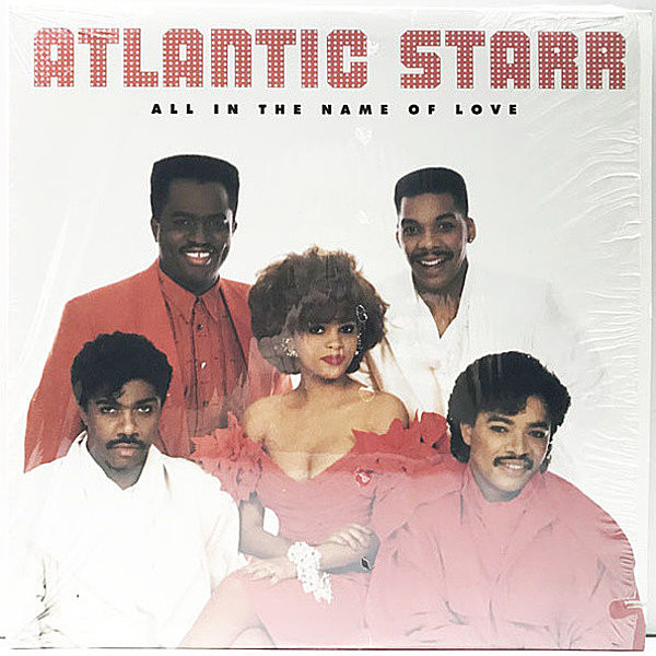 レコードメイン画像：【Always収録】シュリンク付き 美盤!! ATLANTIC STARR All In The Name Of Love ('87 Warner Bros.) 専用インナー SAM DEES カヴァー 他 LP