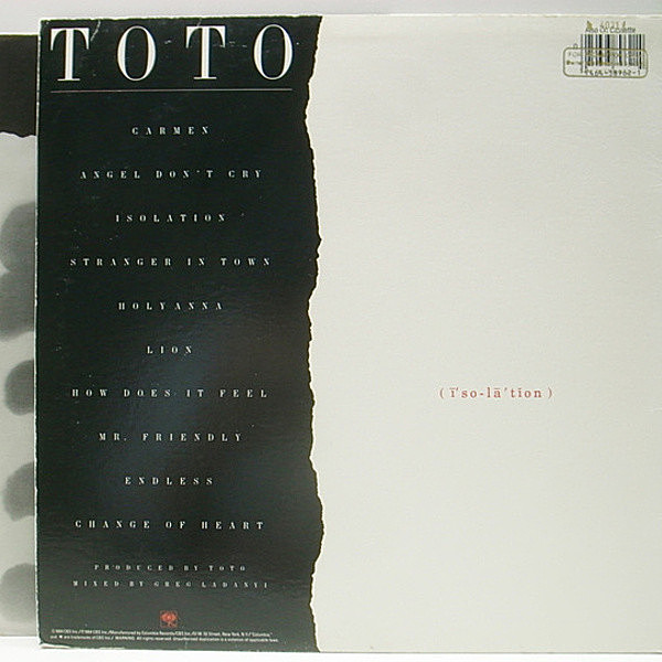 Amazon.co.jp: TOTO・アイソレーション (ロック・バンド譜