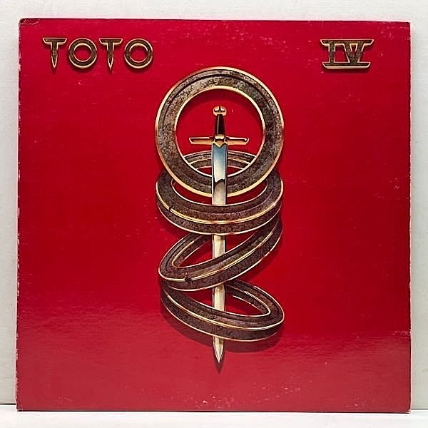 レコードメイン画像：USオリジナル 初版 FC規格 TML刻印 専用インナー 完品 TOTO IV 聖なる剣 ('82 Columbia) Africa, ドラムブレイク Rosanna ほか 名曲満載