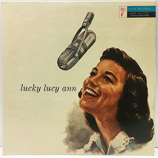 レコードメイン画像：美品!! MONO 深溝 USオリジナル LUCY ANN POLK Lucky ～ ('57 Mode 115) 幻のテナーマンBob Hardaway, Marty Paich, Tony Rizzi ほか