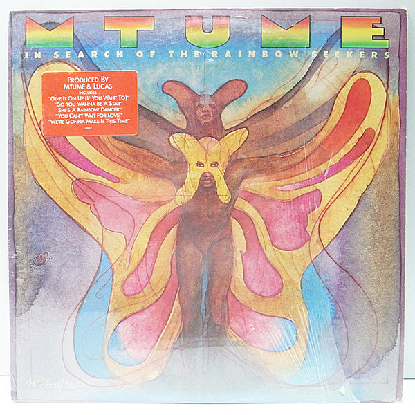 レコードメイン画像：シュリンク付き 良品!! USオリジナル MTUME In Search Of The Rainbow Seekers ('80 Epic) Give It On Up, So You Wanna Be A Star ほか LP