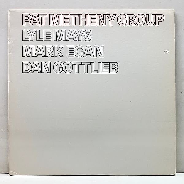 レコードメイン画像：【ECMでのデビュー作】TEXジャケ USオリジナル PAT METHENY GROUP パット・メセニー・グループ w/ Lyle Mays, Mark Egan, Danny Gottlieb