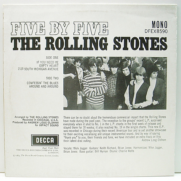 ROLLING STONES / Five By Five (12) / Decca | WAXPEND RECORDS