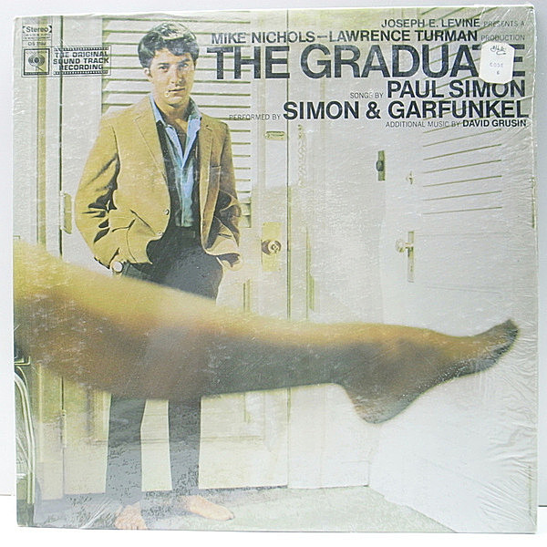 レコードメイン画像：レアなシュリンク美品!! 初版 Masterworks 2eye 灰ラベル USオリジナル SIMON and GARFUNKEL The Graduate ('68 Columbia) 卒業 O.S.T.