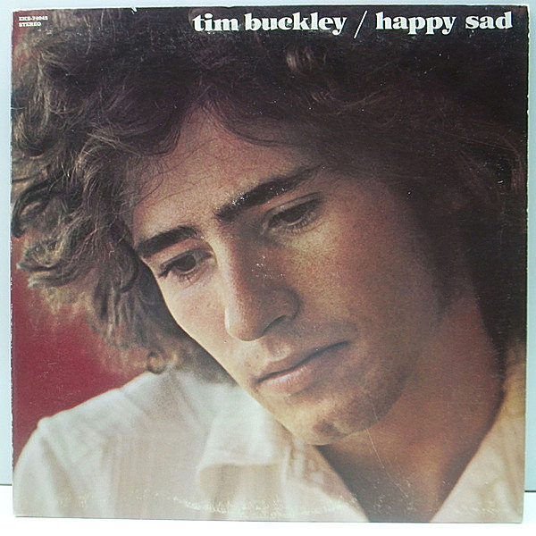 レコードメイン画像：ビッグE 赤ラベル USオリジナル TIM BUCKLEY Happy Sad ('69 Elektra) 米SSW ティム・バックリー／ジャジー・アシッド・フォーク