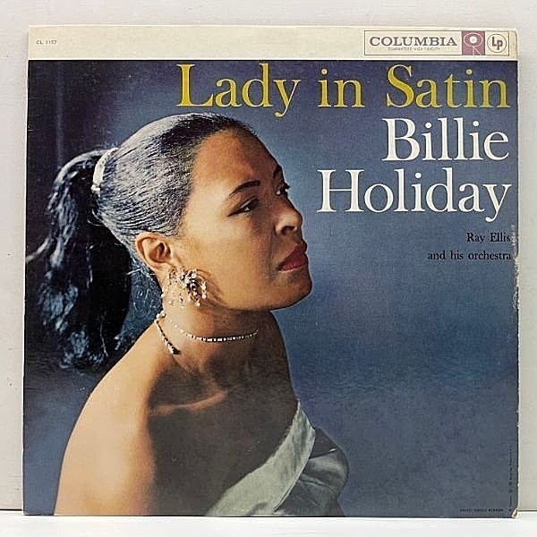 レコードメイン画像：レアな美品!音抜群! MONO 初版 6eye 深溝 BILLIE HOLIDAY Lady In Satin ('58 Columbia CL 1157) ビリー・ホリディ 晩年の名作 米 モノラル