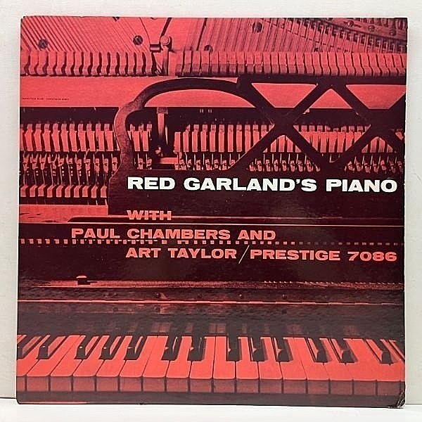 レコードメイン画像：良好!! MONO 手書きRVG 米 NJ, Yellow 深溝 RED GARLAND TRIO Garland's Piano (Prestige 7086) w/ Paul Chambers, Art Taylor