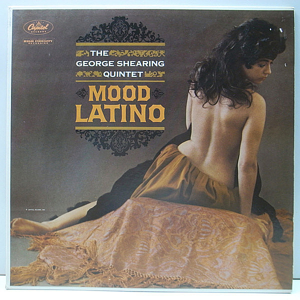 レコードメイン画像：美盤!! MONO 初版 Left-Logo 虹ツヤ USオリジナル GEORGE SHEARING QUINTET Mood Latino ('61 Capitol) カクテルジャズ 美女ジャケット