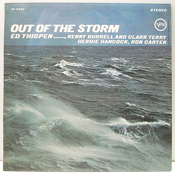 レコードメイン画像：美盤!! VANGELDER刻印 USオリジナル ED THIGPEN Out Of The Storm ('66 Verve) Clark Terry, Herbie Hancock, Kenny Burrell, Ron Carter