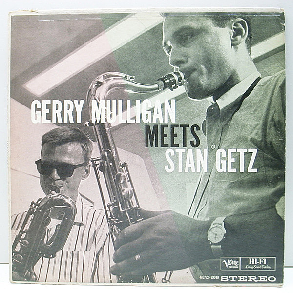 レコードメイン画像：良好盤!! 初期 Verveリム 深溝 USオリジナル STAN GETZ / GERRY MULLIGAN Getz meets Mulligan ('60 Verve) Stereoでは珍しい V 規格番号