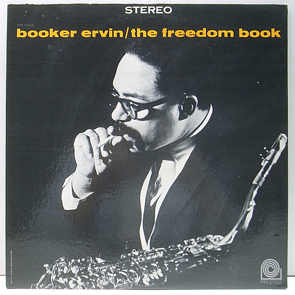 レコードメイン画像：【曇り・カゼヒキ無し】VANGELDER刻印 NJ黒銀ラベル USオリジナル BOOKER ERVIN The Freedom Book ('64 Prestige) Jaki Byard ほか