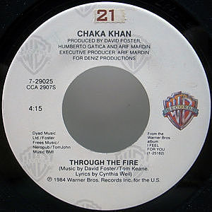 レコード画像：CHAKA KHAN / Through The Fire / La Flamme