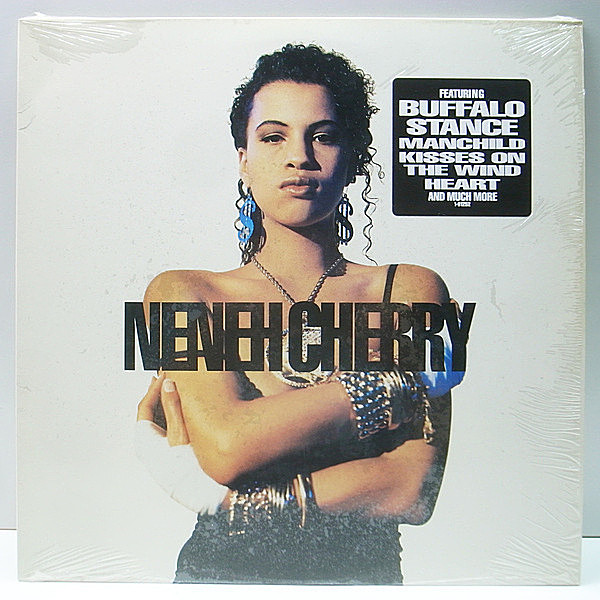 レコードメイン画像：FUNKADELICネタ シュリンク美品!! USオリジナル NENEH CHERRY Raw Like Sushi／1st ('88 Virgin) Buffalo Stance ほか MASSIVE ATTACK LP