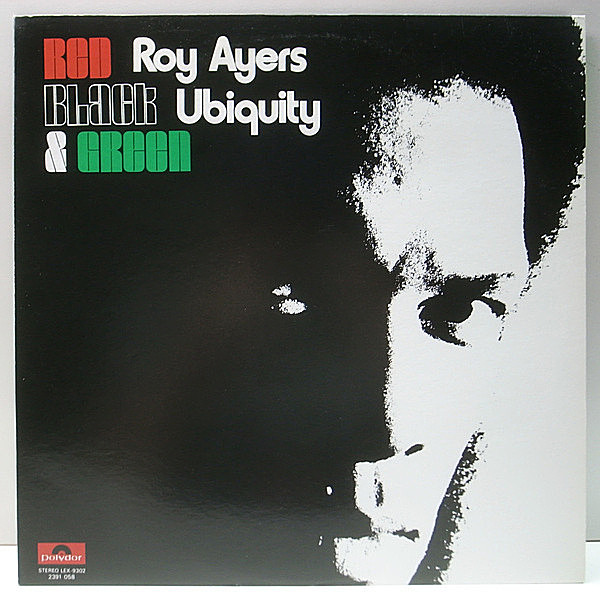 レコードメイン画像：美品!! ROY AYERS UBIQUITY Red Black & Green ロイ・エアーズ／レッド・ブラック & グリーン ('93 Polydor) Ain't No Sunshine 他 国内 LP