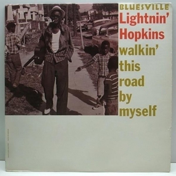 レコードメイン画像：激レア!! Bluesville Orig. LIGHTNIN HOPKINS Walkin This Road