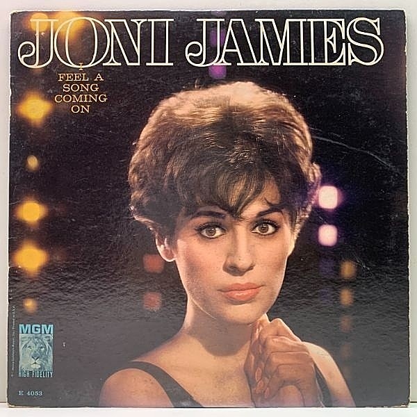 レコードメイン画像：After Hoursと並ぶ最もジャジーな人気盤!! MONO 黒ツヤ USオリジナル JONI JAMES I Feel A Song Coming On ('62 MGM) 米 初回 モノラル