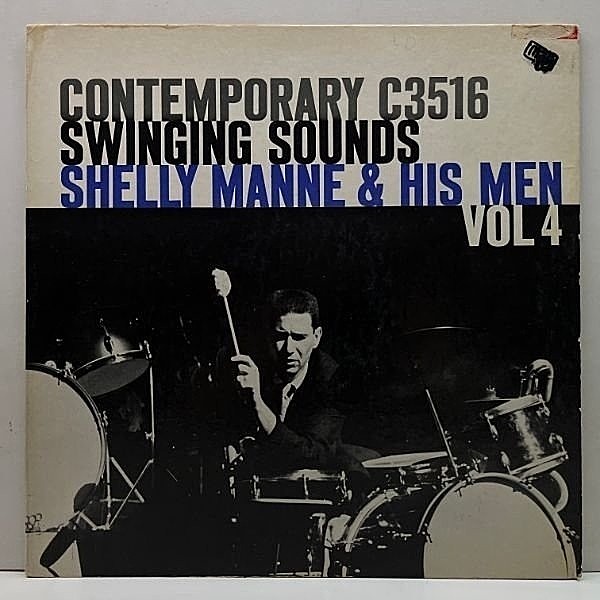 レコードメイン画像：USオリジナル 裏2色刷り MONO 深溝 SHELLY MANNE & HIS MEN Vol. 4 - Swinging Sounds ('56 Contemporary) Charlie Mariano, Russ Freeman