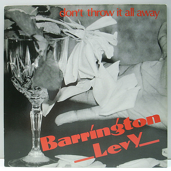レコードメイン画像：【レアなロングテイク】美品 UK 12インチ BARRINGTON LEVY Don't Throw It All Away / Live Good ('89 Time 1・TOR 30) Club Mix 試聴