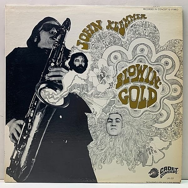 レコードメイン画像：Cut無し!美品! 初版グレー USオリジナル JOHN KLEMMER Blowin' Gold ('69 Cadet) ED O.G. サンプリング ネタ Free Soul 収録！KENNY DOPE